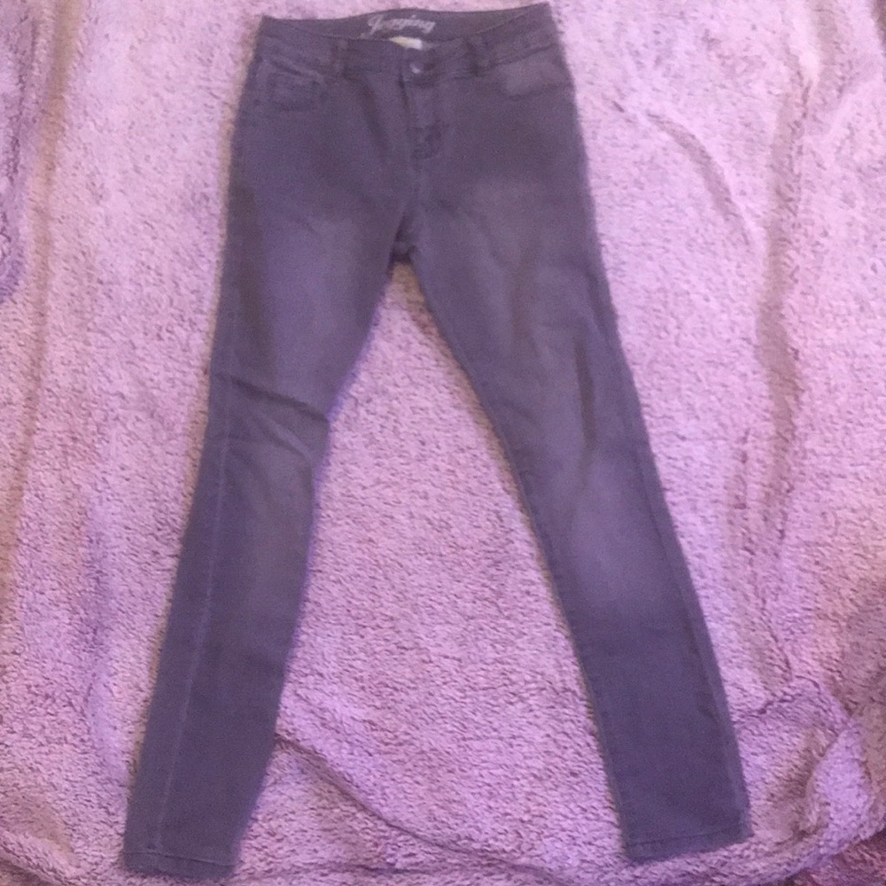 Gray jeans